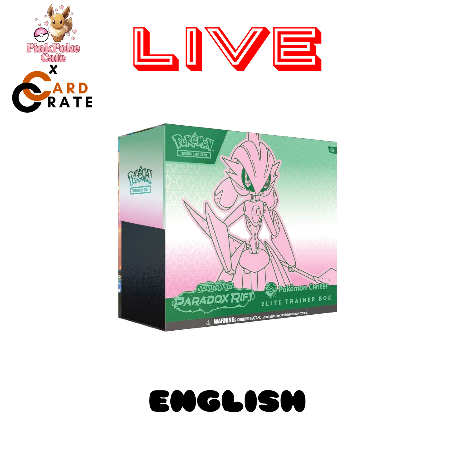 Pokemon Center Exclusive Paradox Rift ETB (LIVE)