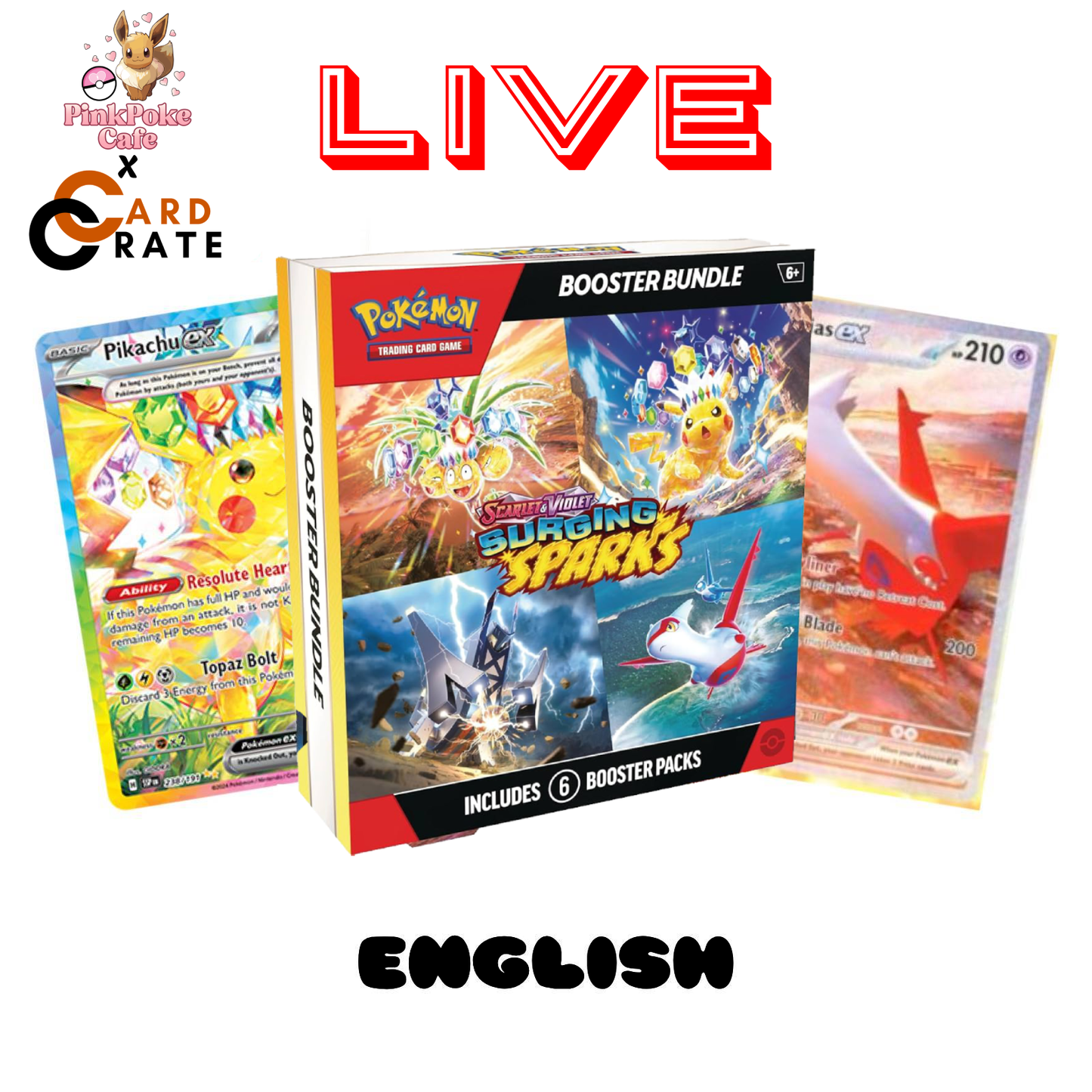 Surging Sparks Booster Bundle (LIVE)