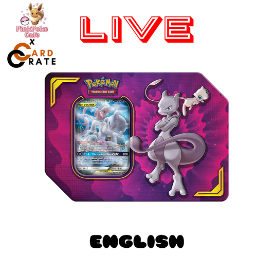 2019 Power Partnership Tin [Mewtwo & Mew GX] (LIVE)
