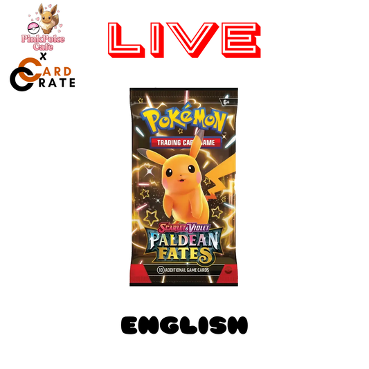 Paldean Fates Booster Packs (LIVE)