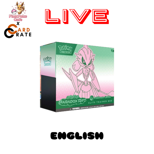 Pokemon Center Exclusive Paradox Rift ETB (LIVE)