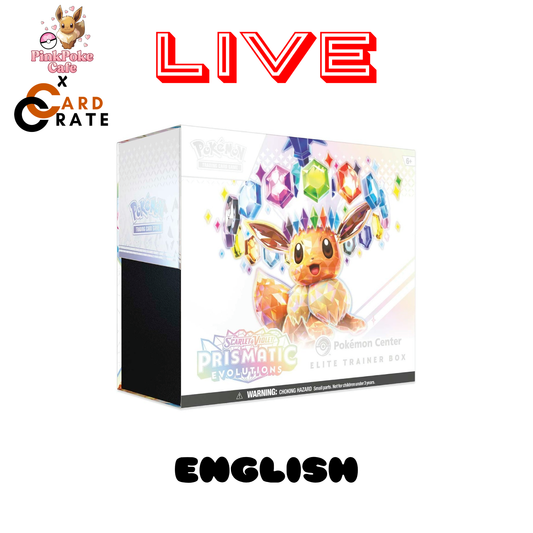 Prismatic Evolution Pokemon Center ETB (LIVE)