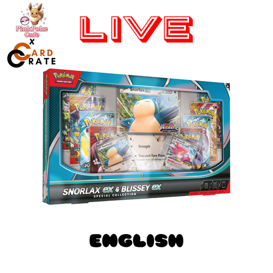 Snorlax ex & Blissey ex Special Collection (LIVE)